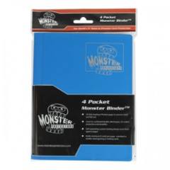 Monster Protectors 4-Pocket Binder - Matte Arctic Blue